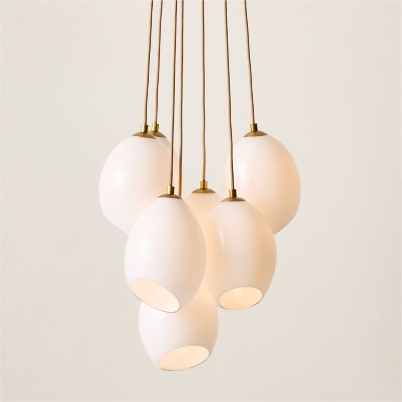 Viewing product image Kalliope Glass Cluster Pendant Light 19.7" - image 1 of 7