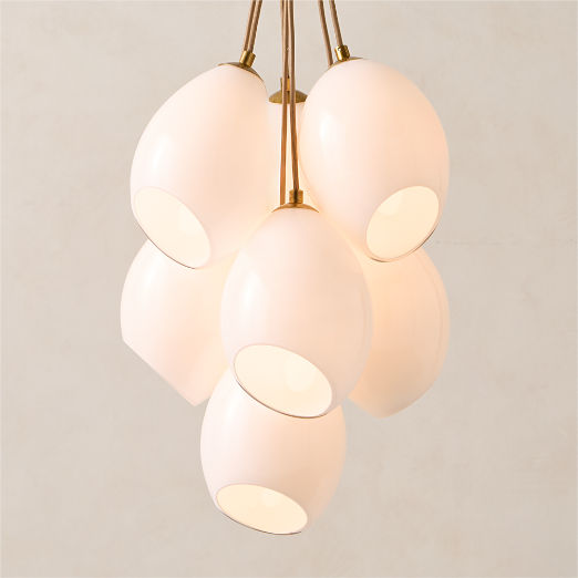 Kalliope Glass Cluster Pendant Light 19.7"