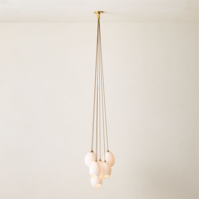 Kalliope Glass Cluster Pendant Light 19.7" - image 5 of 7