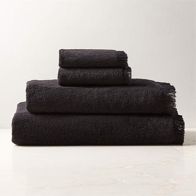 Kindred Organic Cotton Black Washcloth by Kravitz Design + Reviews