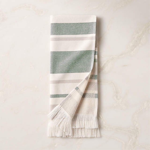 Kamilla Organic Cotton Green Hand Towel + Reviews