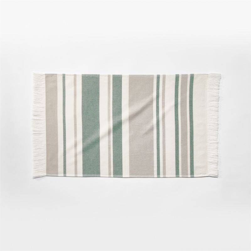 Kamilla Organic Cotton Green Hand Towel - image 2 of 4