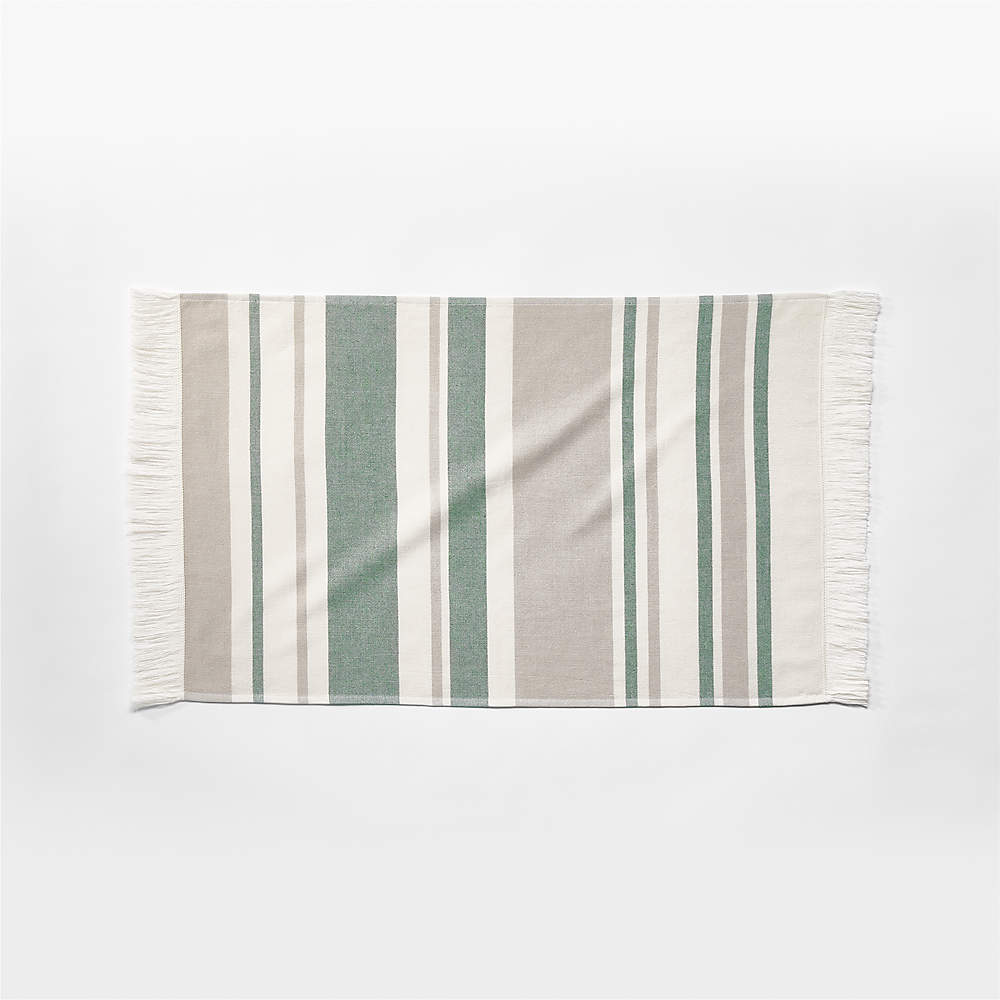 Kamilla Organic Cotton Green Hand Towel + Reviews