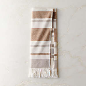 biltmore hand towel brown rectangle 100% cotton modern