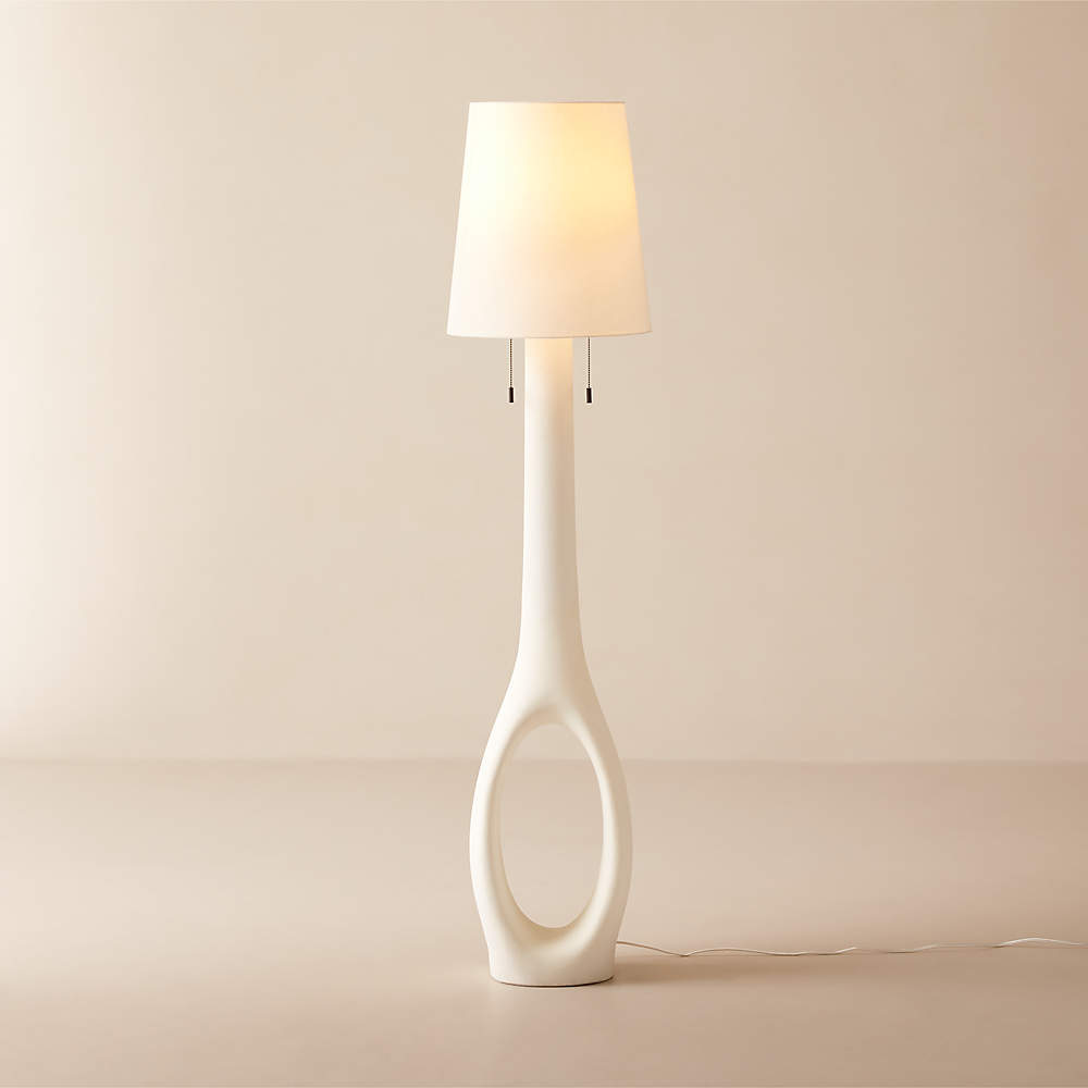 Polar White Cement Table Lamp by Kara Mann + Reviews