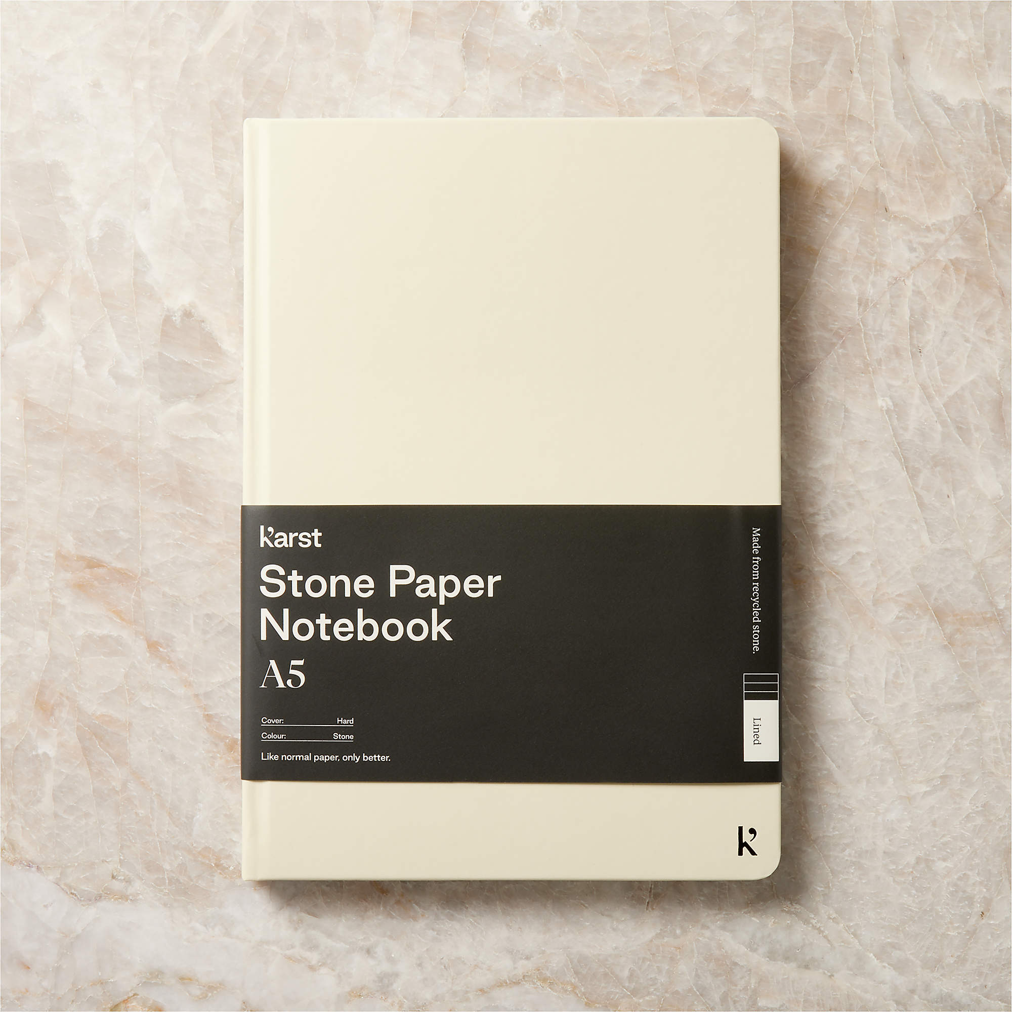 Karst Stone Hardcover Notebook A5 | CB2
