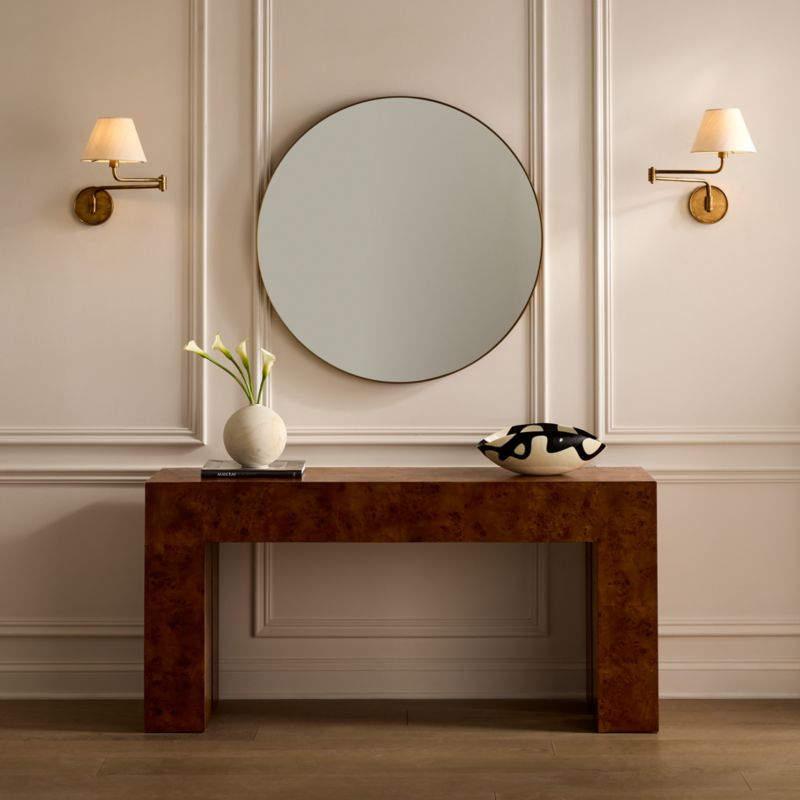 Katya Ivory Silk Articulating Wall Sconce - image 1 of 5