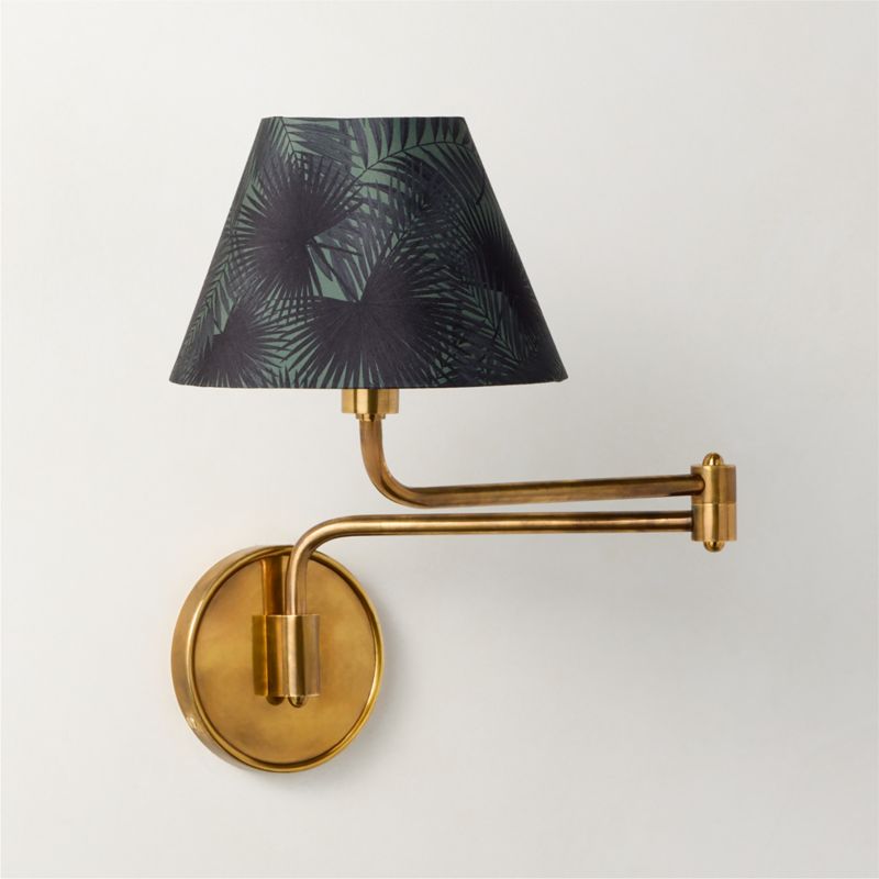 Katya Palm Print Articulating Wall Sconce - image 3 of 6