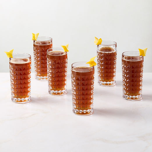 Kaya Highball Glasses Set of 6