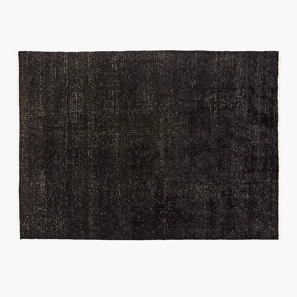 Keen HandKnotted Viscose Black Area Rug 10'x14' + Reviews CB2
