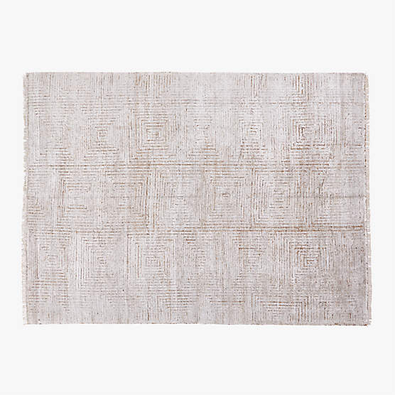 Sway Tufted Neutral Area Rug 9'x12' + Reviews CB2
