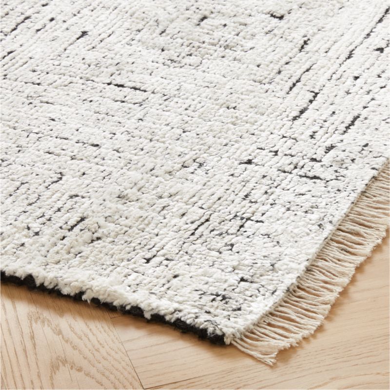 Keen Hand-Knotted White Viscose Area Rug 8'x10' - image 3 of 7