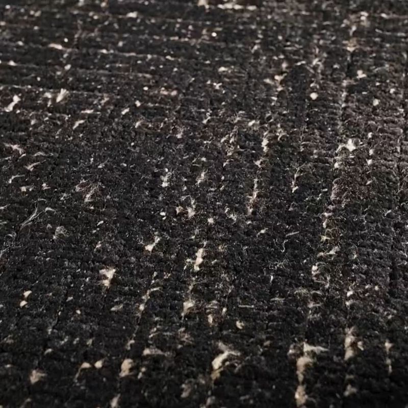 Play Keen Hand-Knotted Black Viscose Area Rug 9'x12' - video 1 of 1