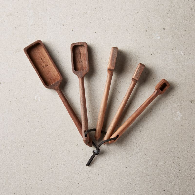 View Keep It Exact Walnut Wood Measuring Spoons details