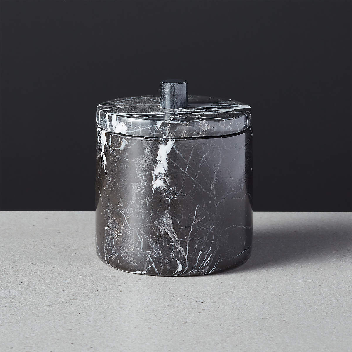Keep It Neutral Marble Sugar Bowl with Lid + Reviews CB2 Canada