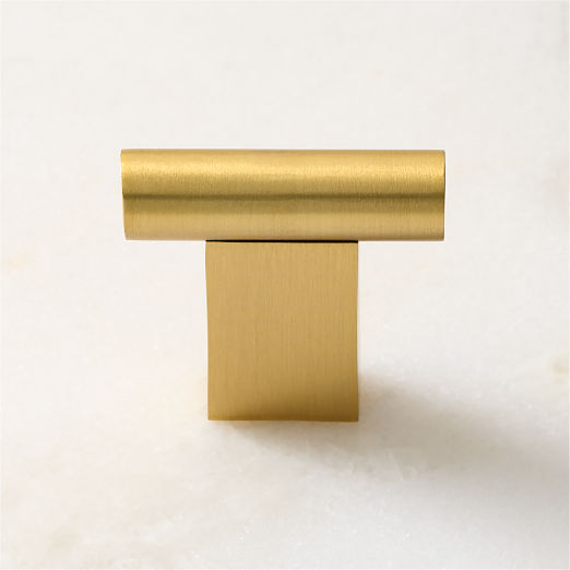 Kela Brushed Brass Cabinet Knob