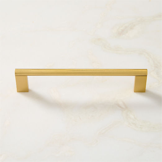 Kela Brushed Brass Cabinet Handles
