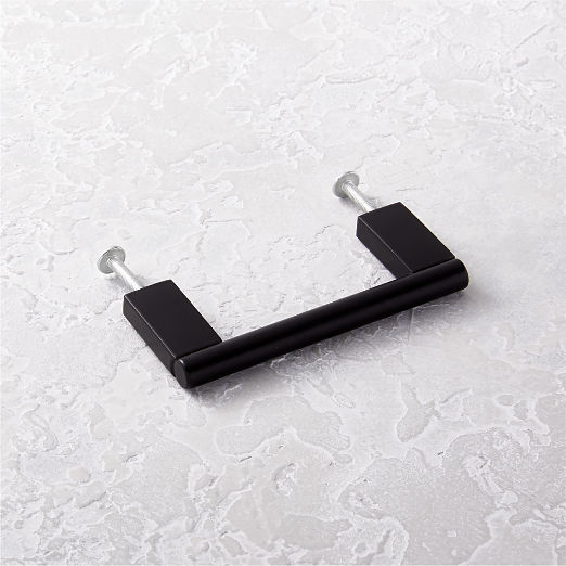 Kela Matte Black Metal Cabinet Handle 3"