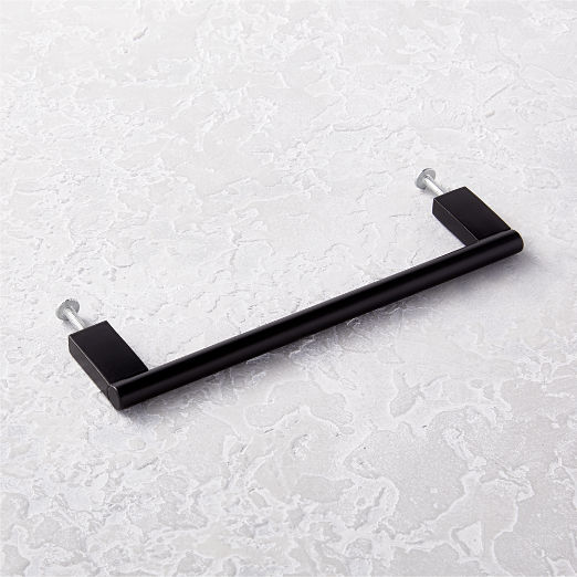 Kela Matte Black Metal Cabinet Handle 6"