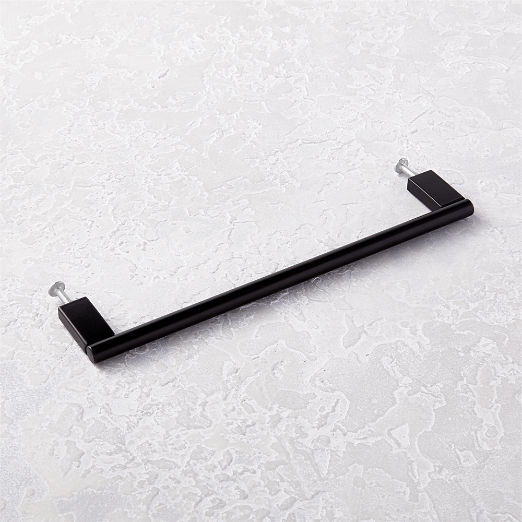 Kela Matte Black Metal Cabinet Handle 8"