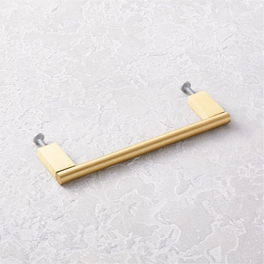 Kela Brushed Brass Cabinet Handle 5"