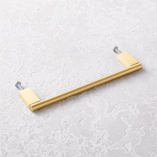 Kela Brushed Brass Cabinet Handle 6"