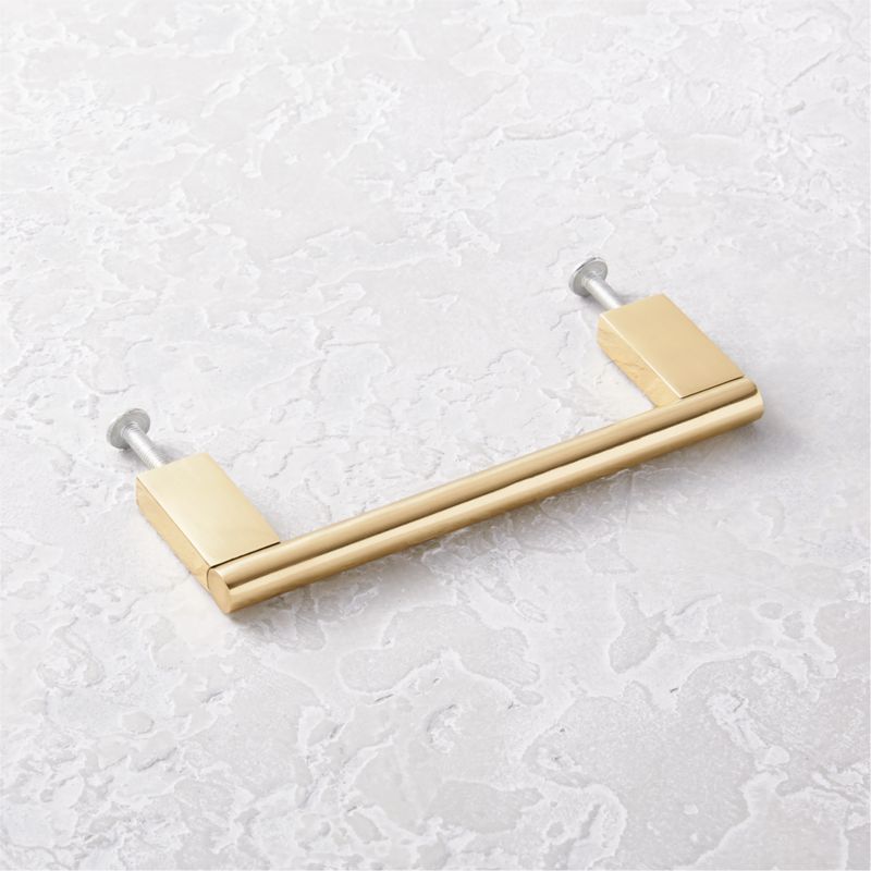 Kela Polished Brass Handle 4" - image 1 of 3