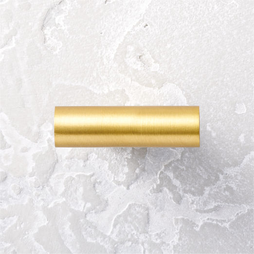 Kela Brushed Brass Knob