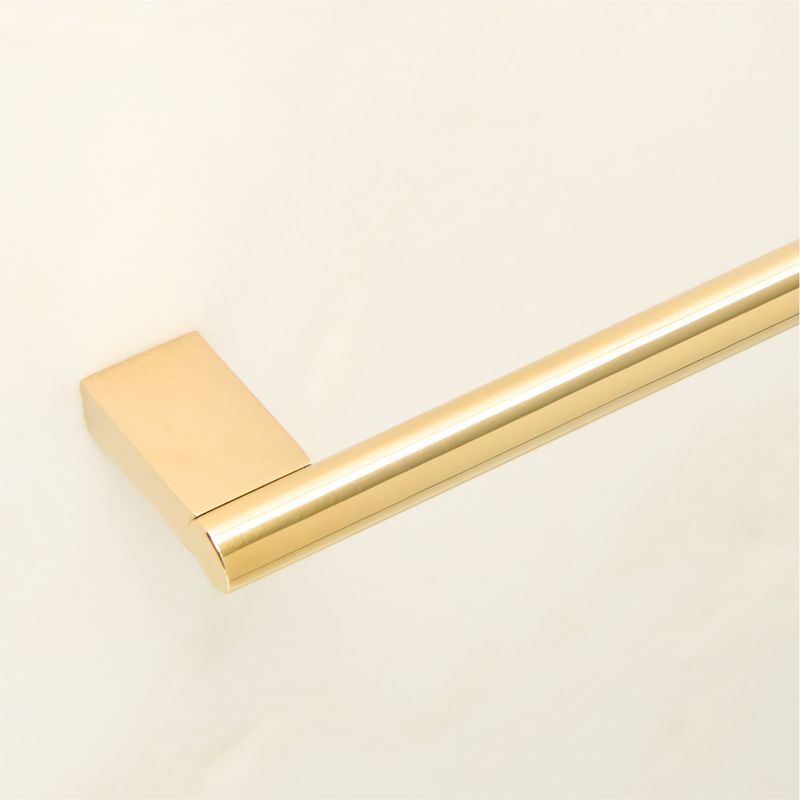 Kela Unlacquered Brass Cabinet Handle 4" - image 3 of 6