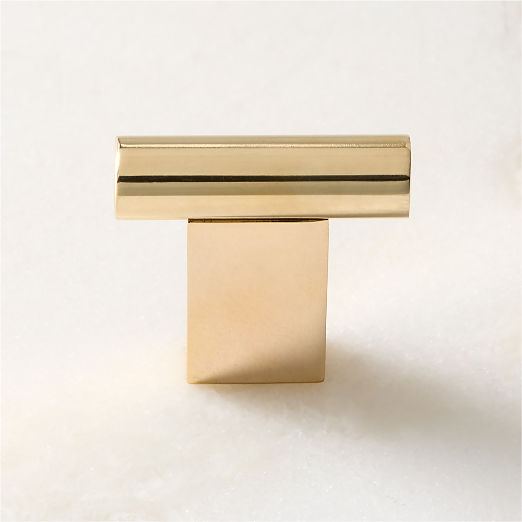 Kela Unlacquered Brass Cabinet Knob