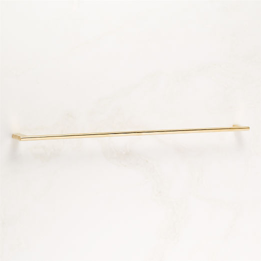 Kela Unlacquered Brass Cabinet Handle 18''