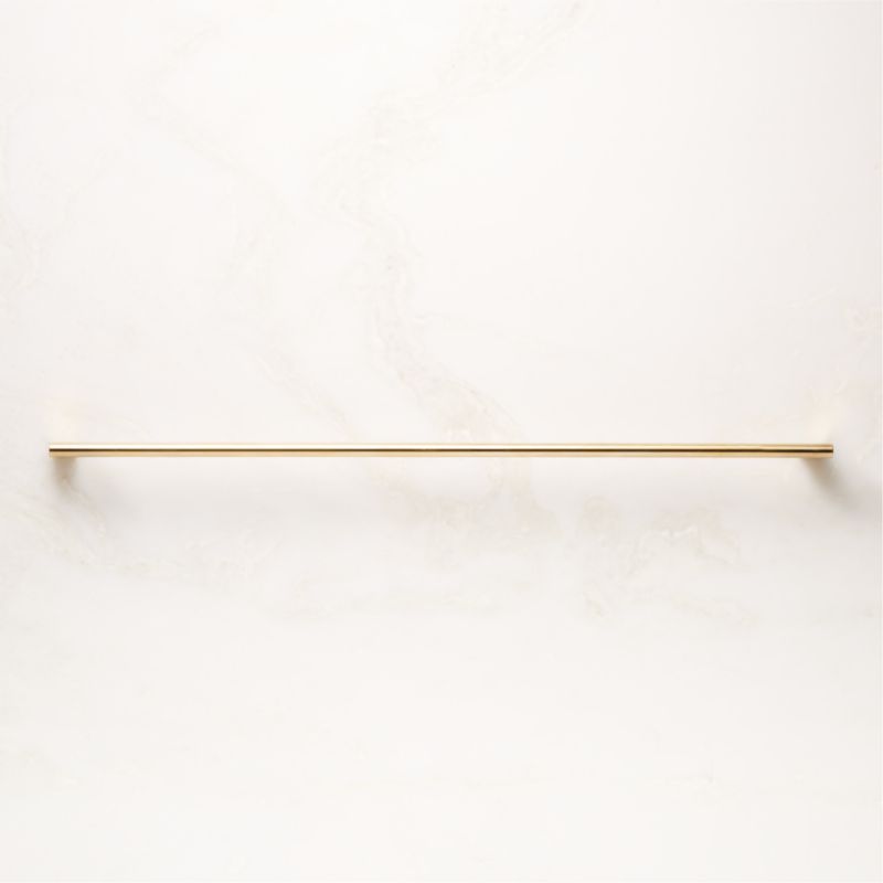 Kela Unlacquered Brass Handle 18'' - image 0 of 6