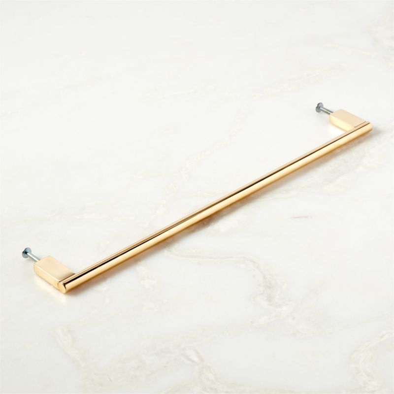 12'' Kela Unlacquered Brass Handle - image 3 of 5