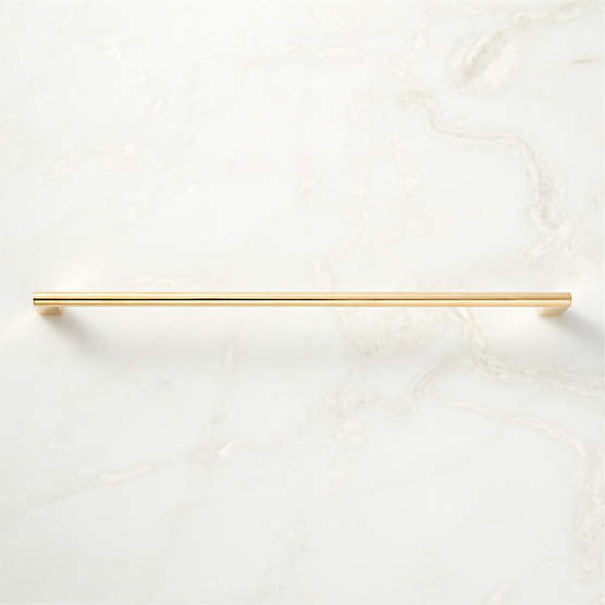 12'' Kela Unlacquered Brass Handle