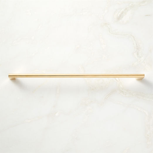 12'' Kela Unlacquered Brass Handle