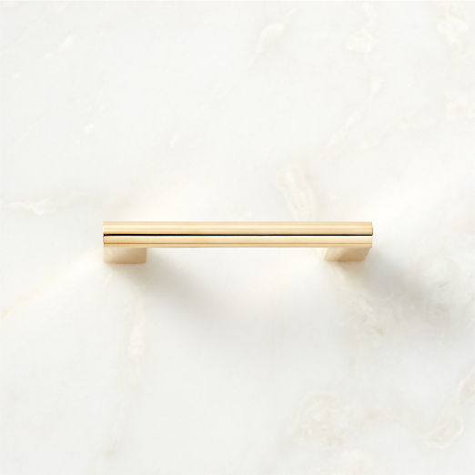 3'' Kela Unlacquered Brass Handle