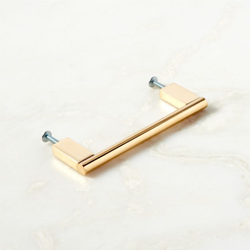 4'' Kela Unlacquered Brass Handle - image 3 of 5