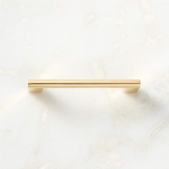 4'' Kela Unlacquered Brass Handle