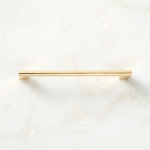 6'' Kela Unlacquered Brass Handle