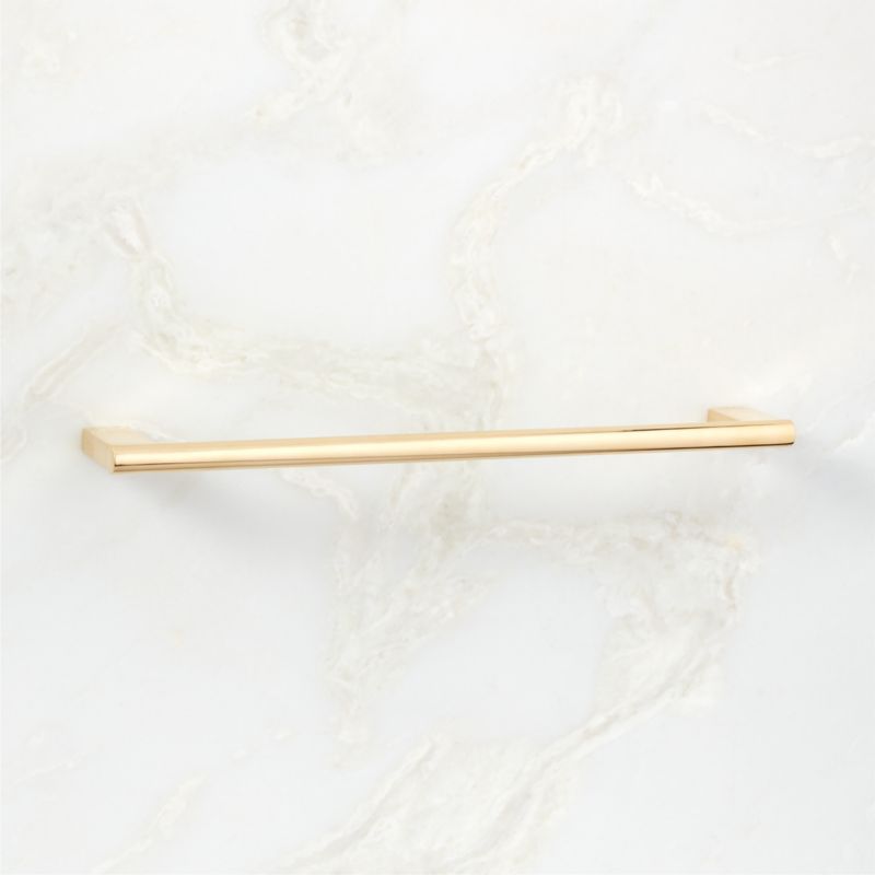 8'' Kela Unlacquered Brass Handle - image 2 of 5