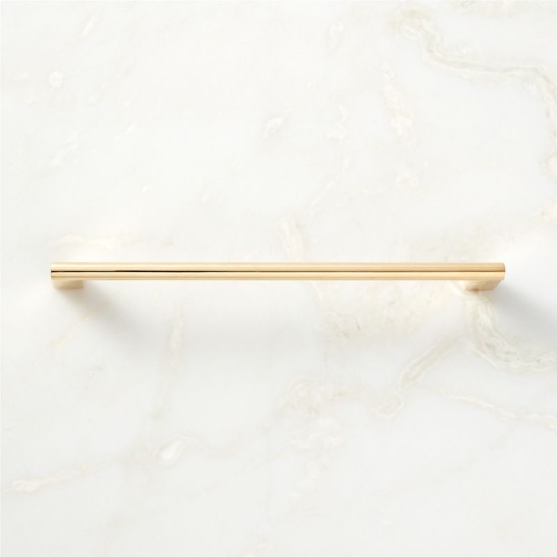 8'' Kela Unlacquered Brass Handle - image 0 of 5