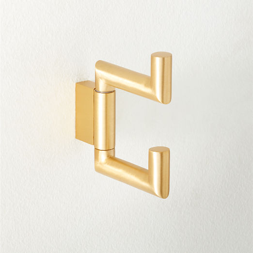 Kela Brushed Brass Swivel Hook