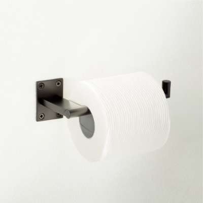 Bathroom Organization Tray & Toilet Paper Holder - For Light Sleepers