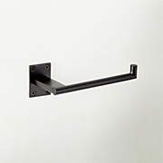 Kela Black Wall Mounted Toilet Paper Holder + Reviews | CB2