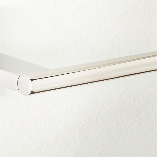 Kela Polished Nickel Wall-Mounted Toilet Paper Holder