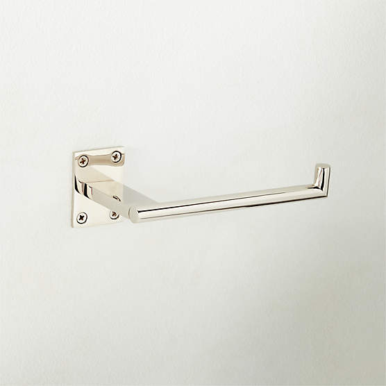 Kela Polished Nickel Wall Mount Toilet Paper Holder