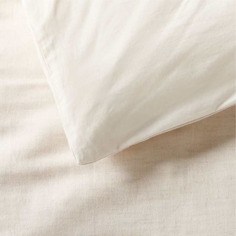 Kellen Organic Cotton-Blend Natural Full/Queen Duvet Cover - image 2 of 4