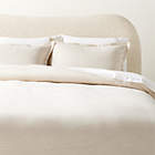 Classic Organic Cotton Sateen 520 Thread Count Ivory Standard Pillowcases Set of 2