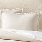 Classic Organic Cotton Sateen 520 Thread Count Ivory Standard Pillowcases Set of 2