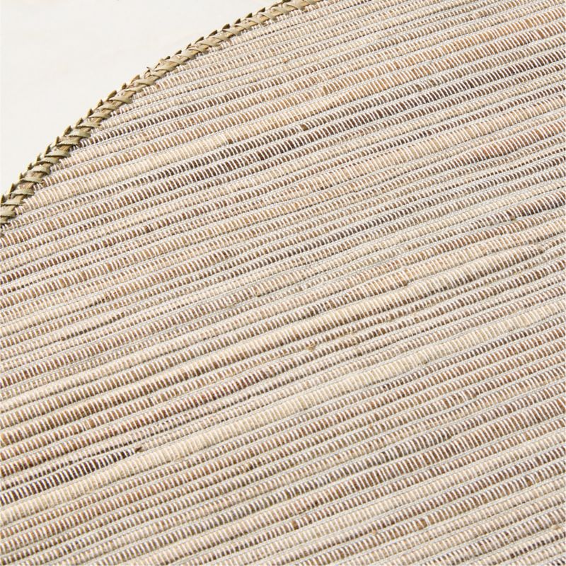 Kenith Light Brown Round Woven Placemat - image 2 of 3